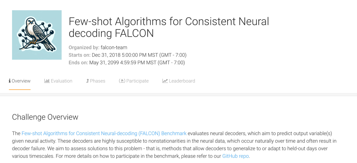 Check out the FALCON project on EvalAI